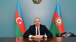 Алиев поднял флаг Азербайджана в столице Нагорного Карабаха Степанакерте