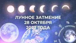 Последний осенний рывок: что принесет лунное затмение 28 октября 2023