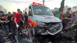 Призывали эвакуироваться: ЦАХАЛ атаковали машину скорой помощи боевиков ХАМАС