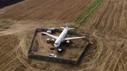 Росавиация завершила расследование посадки самолета в поле под Новосибирском