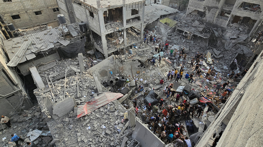 В секторе Газа заявили о десятках жертв при ударе по лагерю беженцев