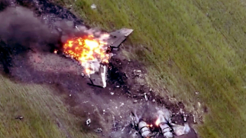Истребительная авиация ВКС РФ сбила украинский МиГ-29 в районе Красноармейска