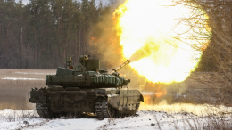 Экипажи танков Т-90М «Прорыв» нанесли удар по ВСУ в Серебрянском лесничестве