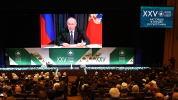 «Безопасность и благополучие народа»: о чем говорил Путин на Всемирном русском соборе