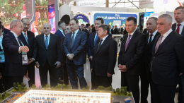 Мишустин с коллегами из СНГ посетил выставку-форум «Россия»