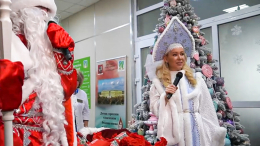 Мизулина в образе Снегурочки пожелала россиянам радости и здоровья в Новом году