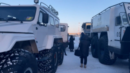 Путин выбрал для передвижения по Анадырю снегоболотоход «Хищник»