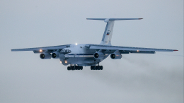 Момент падения Ил-76 попал на видео