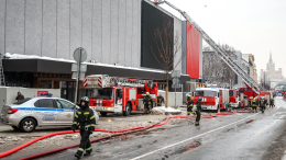 СК начал проверку по факту пожара в Театре Сатиры в Москве