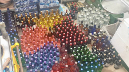 Более 600 бутылок контрабандного алкоголя изъяли таможенники на Сахалине