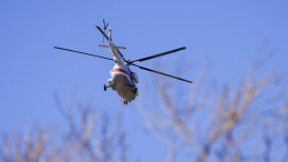 Опубликованы кадры с места поиска пропавшего в Карелии вертолета Ми-8