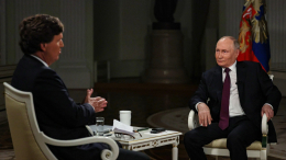 Более 200 миллионов просмотров собрало интервью Карлсона с Путиным в соцсети X