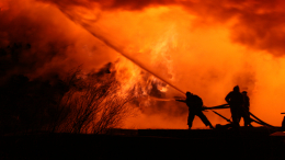 Нефтебаза загорелась в Курской области после атаки украинского БПЛА