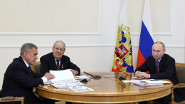 Путин провел встречу с Миннихановым и Шаймиевым. Главное