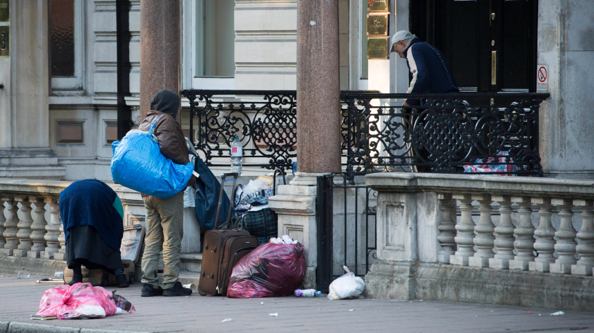 Бездомные украинские беженцы заполнили улицы Великобритании