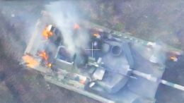 Под Авдеевкой уничтожен третий танк Abrams: уникальные кадры