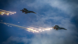 ВКС России нанесли массированный удар по базе террористов в Сирии