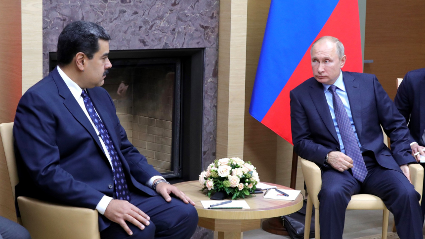 Мадуро поздравил Путина с успехом на выборах президента России