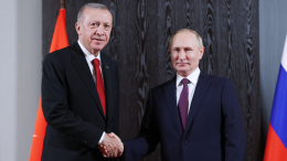 Эрдоган поздравил Путина с победой на выборах президента России