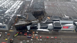 Разрушенный после теракта «Крокус Сити Холл» сняли с воздуха