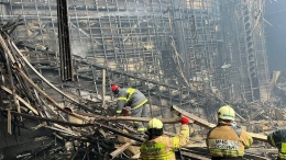 Спасатели МЧС разобрали более 90% обрушившихся конструкций «Крокуса»