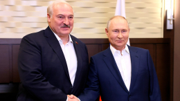 Путин поздравил Лукашенко с днем единения народов РФ и Белоруссии