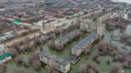 Уровень воды в реке Урал в Орске снизился почти на десять сантиметров
