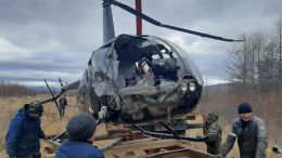 Вертолет Robinson разбился при взлете в Забайкалье
