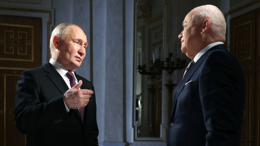 «Работа, достойная признания»: Путин поздравил Киселёва с юбилеем