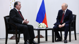 «Братские отношения»: Путин и Рахмон обсудили сотрудничество в миграционной сфере