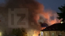 В горящей синагоге в Дербенте могут оставаться террористы