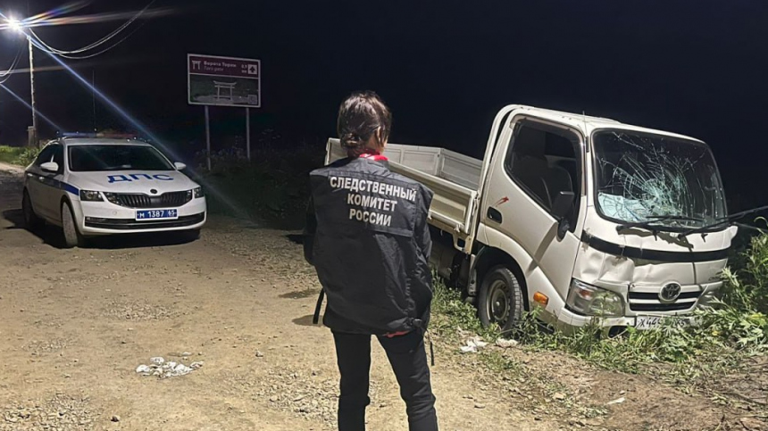 На Сахалине водитель грузовика сбил четырех детей, одна девочка в реанимации