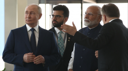 Путин показал премьеру Индии павильон «Атом» на ВДНХ в Москве