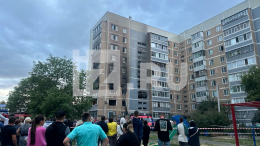 Ребенок погиб во время пожара в жилой многоэтажке в Ульяновске