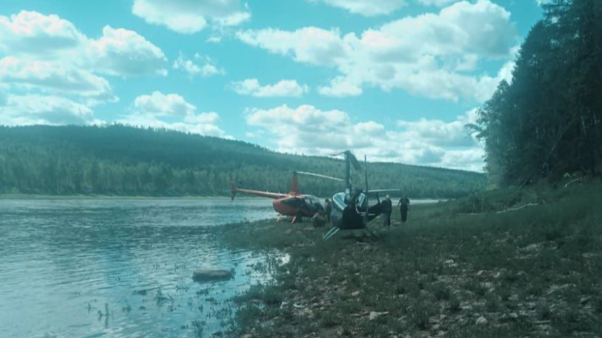 В Приамурье нашли место крушения пропавшего вертолета Robinson R66