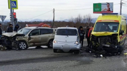 На Камчатке в ДТП попала карета скорой с тяжелобольным пациентом