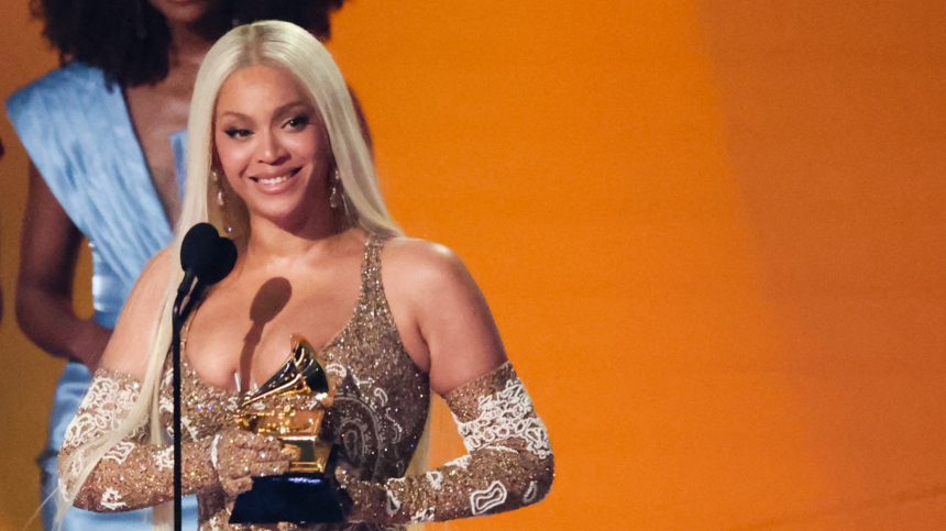 Бейонсе впервые получила статуэтку за лучший альбом