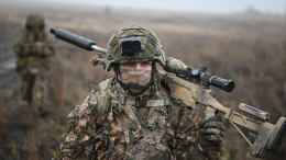 Снайперы уничтожили гексакоптер ВСУ у Часова Яра. Лучшее видео из зоны СВО