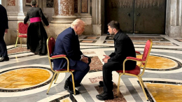 Трамп встретился с Зеленским перед похоронами папы римского Франциска