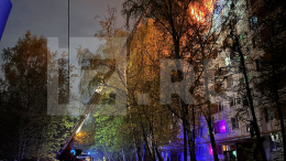 СК начал проверку по факту пожара в жилом доме в Москве