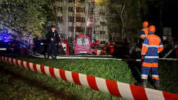 МЧС ликвидировало открытое горение в многоэтажке в Москве