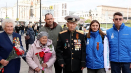В Москве встретили приехавшего на парад Победы из Севастополя ветерана ВОВ