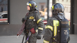 Пожар произошел в сталинке на Ленинградском проспекте