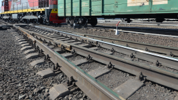 Тепловоз сошел с рельсов в Белгородской области