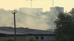 В Пушкино ликвидировано открытое горение на складе с газовыми баллонами