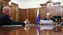 Путин обсудил рост производства в Севастополе с губернатором Развожаевым