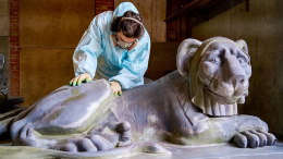 Сергей Собянин рассказал о реставрации львов усадьбы Кузьминки