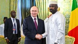 «Хорошее сотрудничество»: как прошла встреча Путина с президентом переходного периода Мали