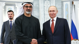 Связи будут укрепляться: Путин провел в Минске встречу с наследным принцем Абу-Даби