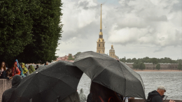 Ливни весь день: шторм накрыл Петербург